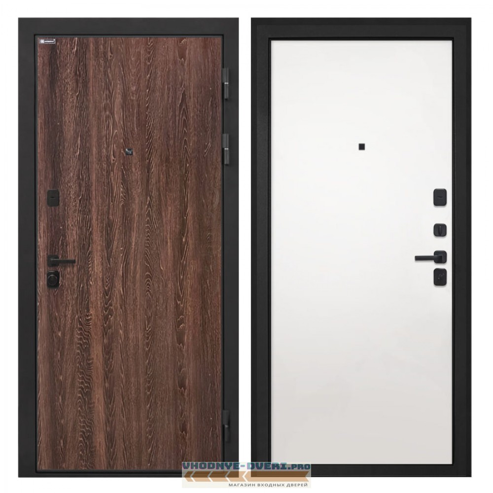 Интекрон Профит   Дуб филадельфия коньяк Гладкая панель Силк Сноу