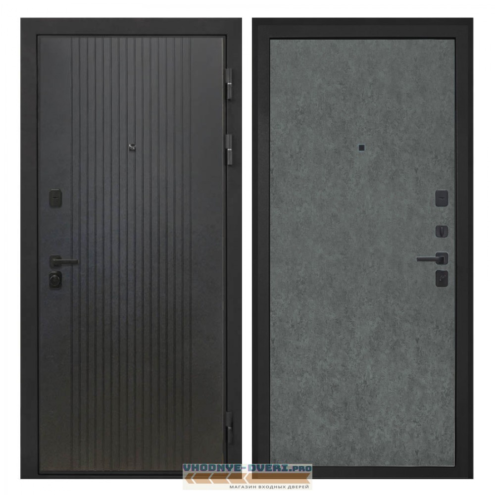 Интекрон Профит  Лофт черный Штукатурка графит