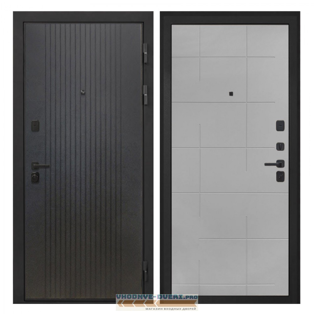 Интекрон Профит  Лофт черный Мэджик Тин. ФЛ-6 Геометрия (антивандал., св.серый)