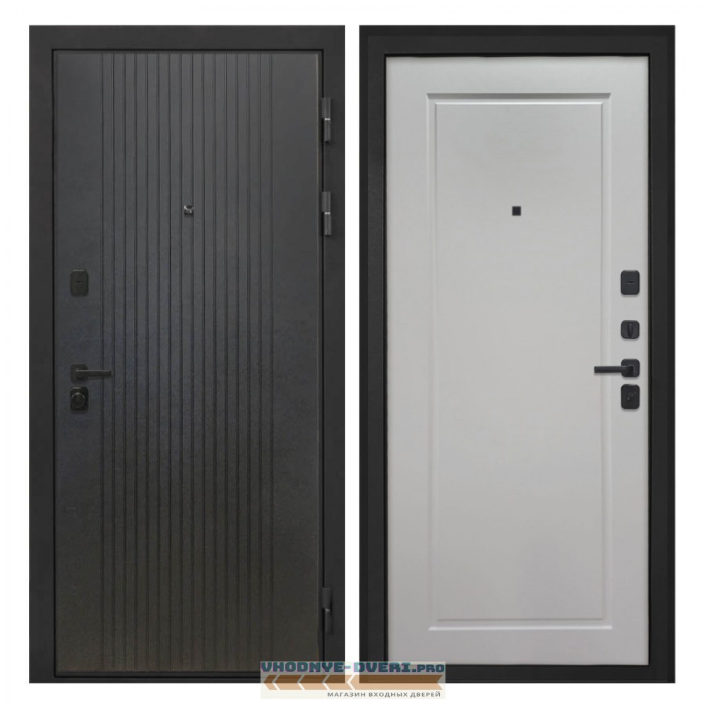 Интекрон Профит  Лофт черный Мэджик шифон ФЛ-642 (антивандал., белый)