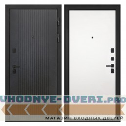 Интекрон Профит  Лофт черный Гладкая панель Силк Сноу