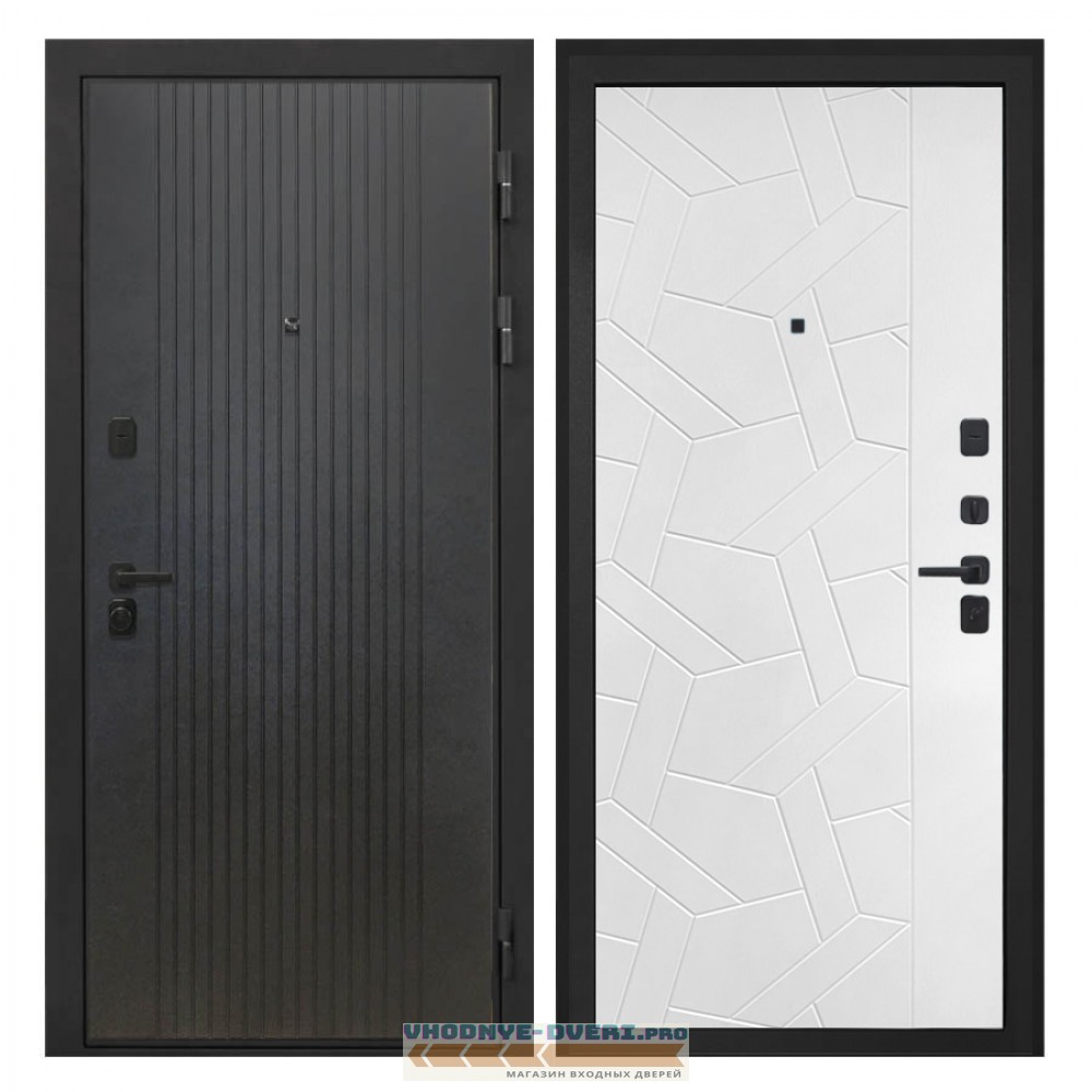 Интекрон Профит  Лофт черный ФЛ-306 Силк ясень белый