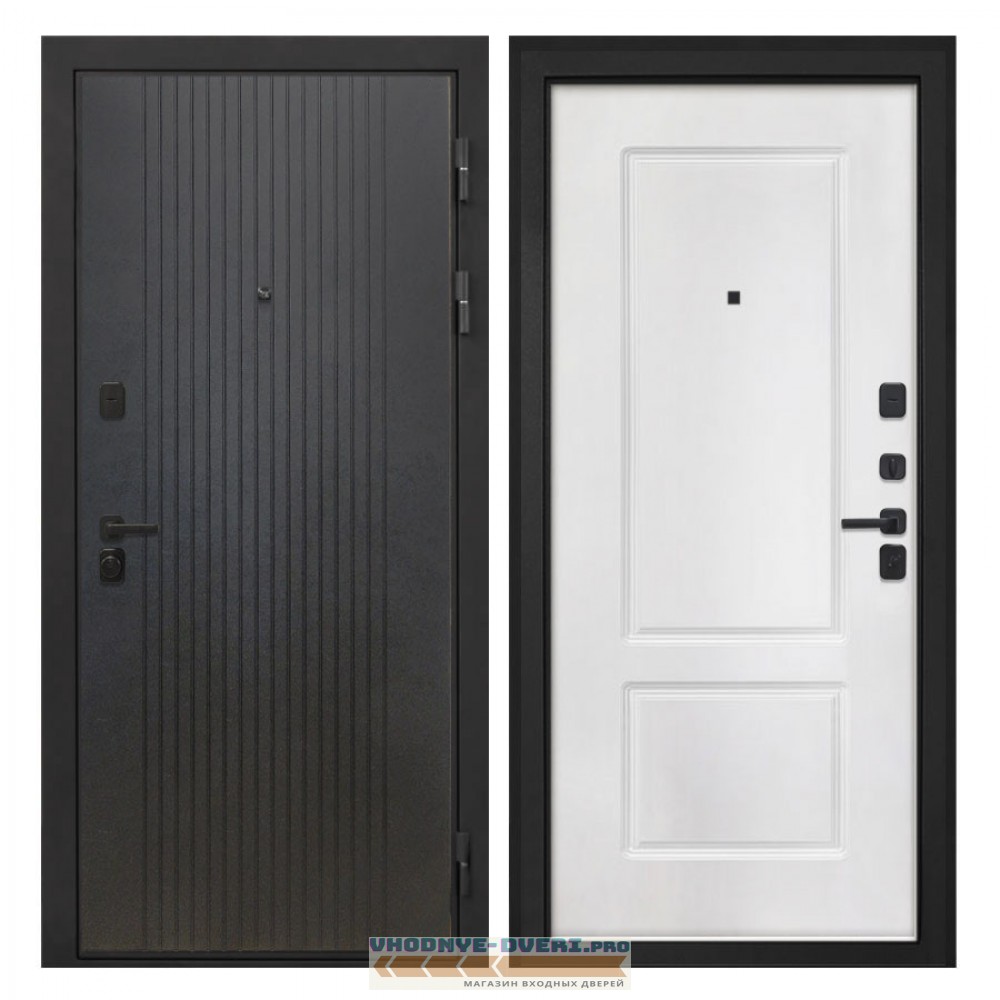 Интекрон Профит  Лофт черный КВ-2 белая матовая