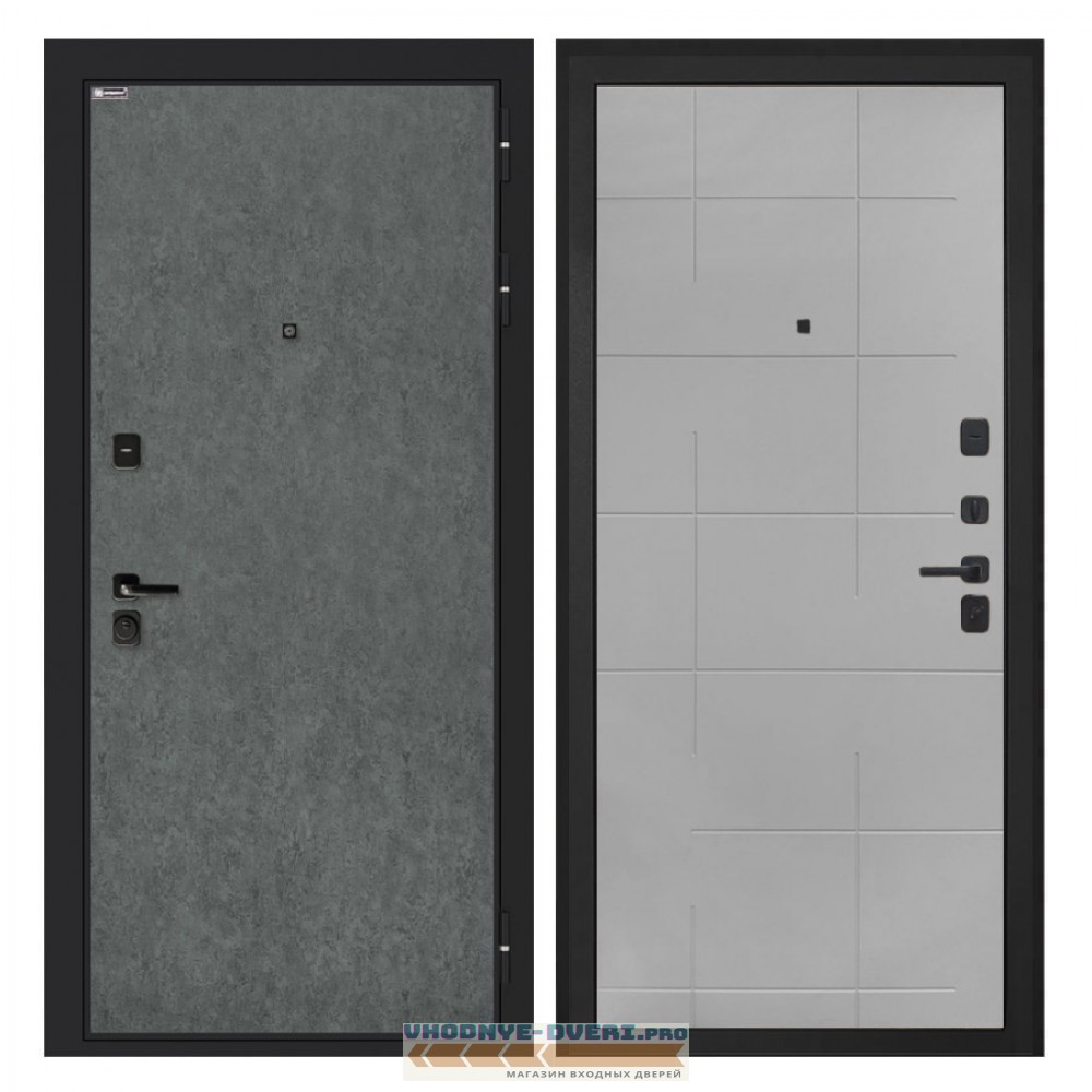 Интекрон Профит  штукатурка графит Мэджик Тин. ФЛ-6 Геометрия  (антиванд., св.серый)