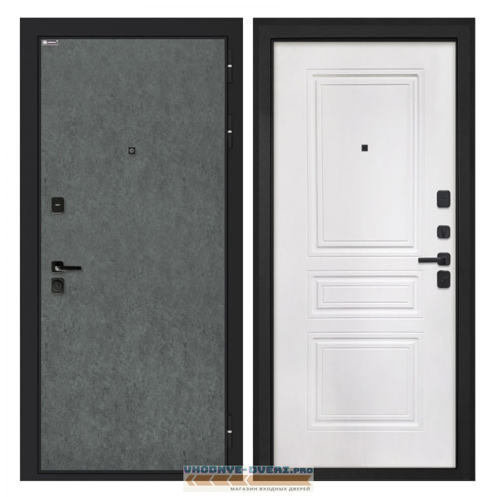 Интекрон Профит   штукатурка графит ФЛ-243-м белая матовая