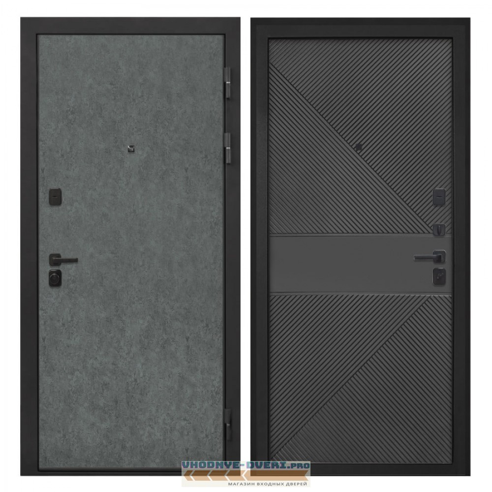 Интекрон Профит   штукатурка графит ФЛ-613 черный (крашеный)