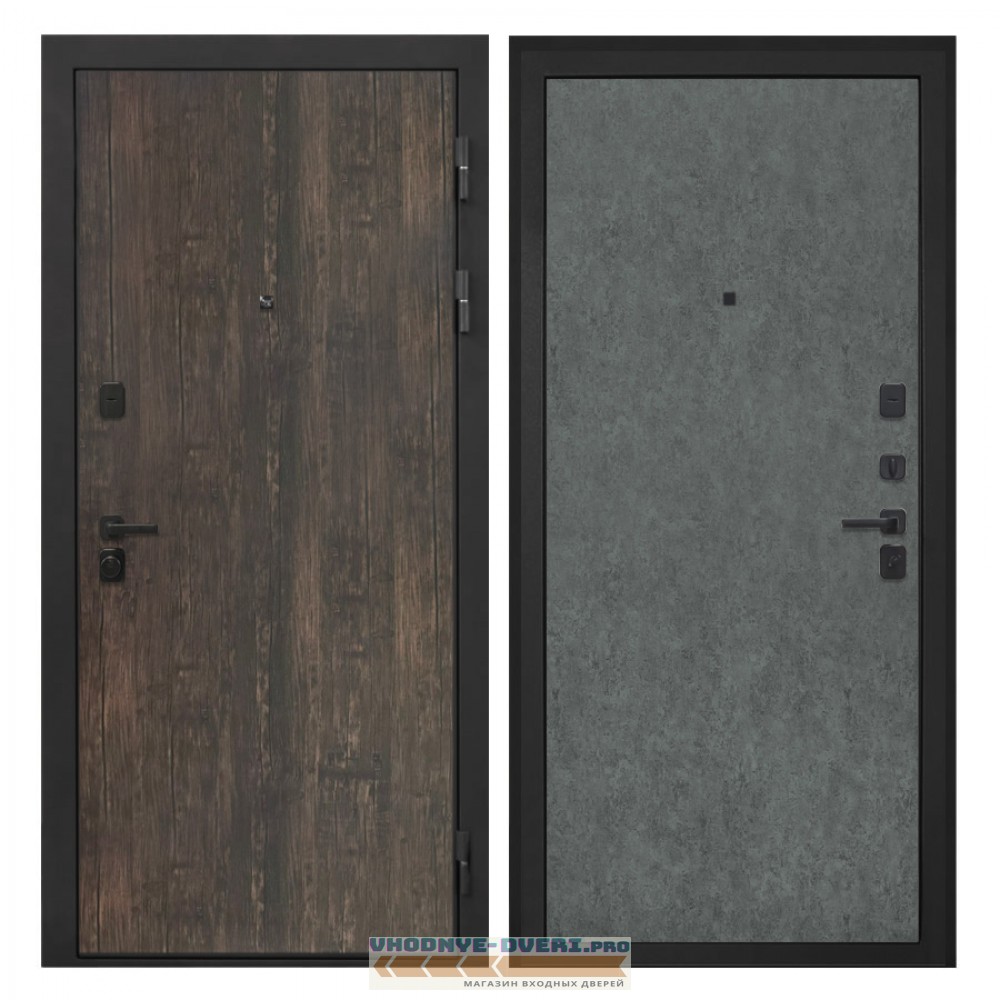 Интекрон Профит   Тиковое дерево Штукатурка графит