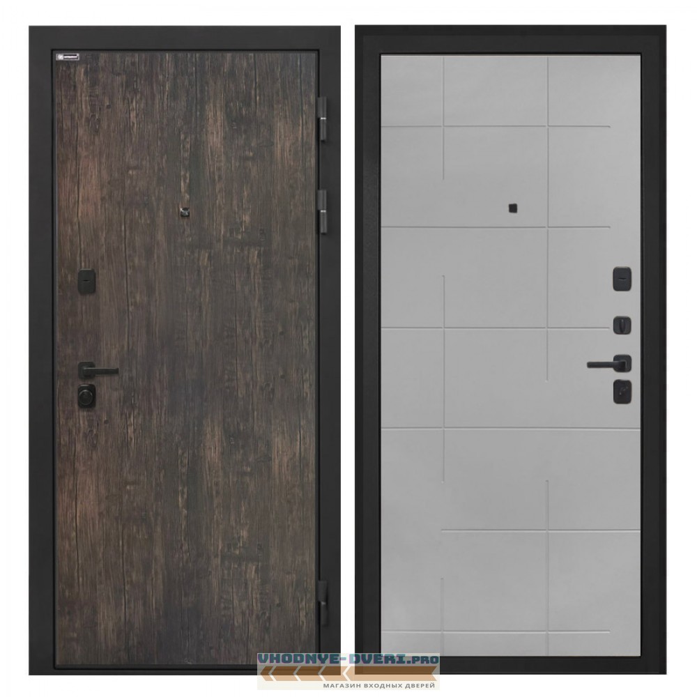 Интекрон Профит   Тиковое дерево Мэджик Тин. ФЛ-6 Геометрия (антивандал., св.серый)