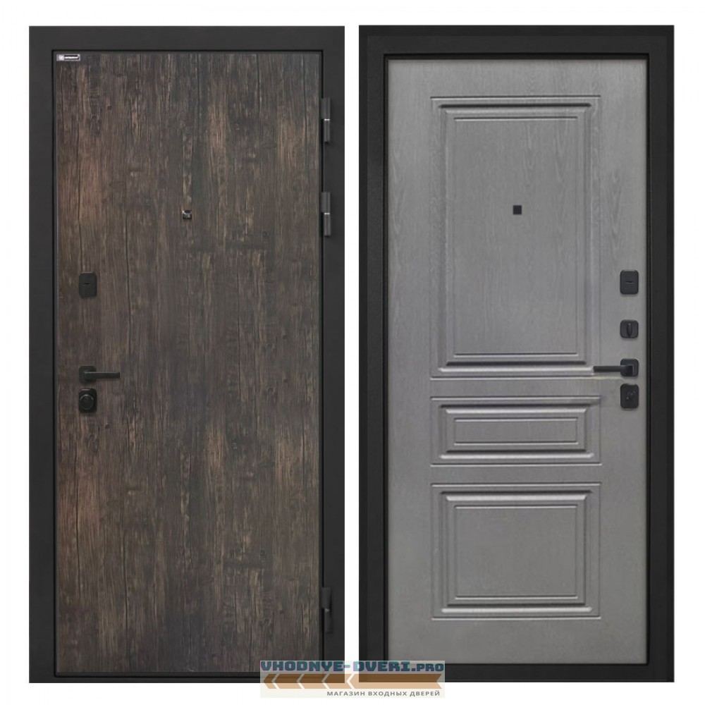 Интекрон Профит   Тиковое дерево ФЛ-243-м Графит вуд дуб