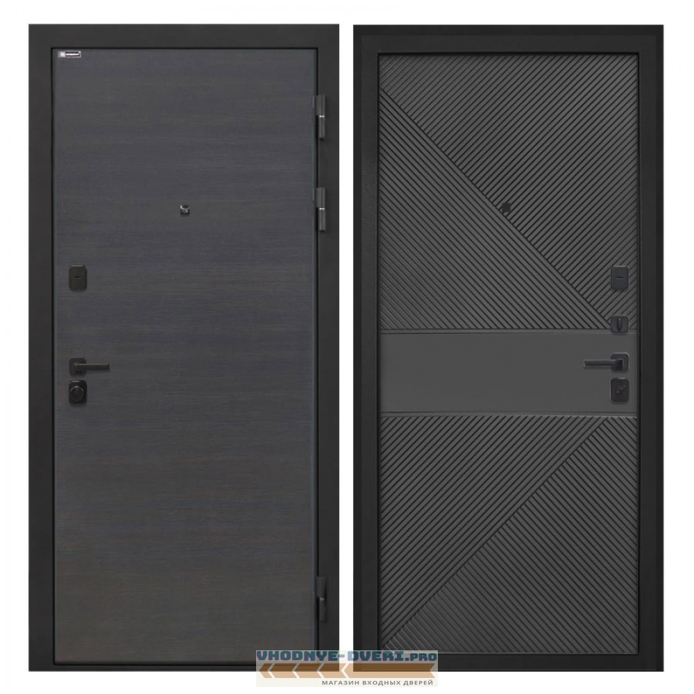 Интекрон Профит   венге поперечный  ФЛ-613 черный крашеный