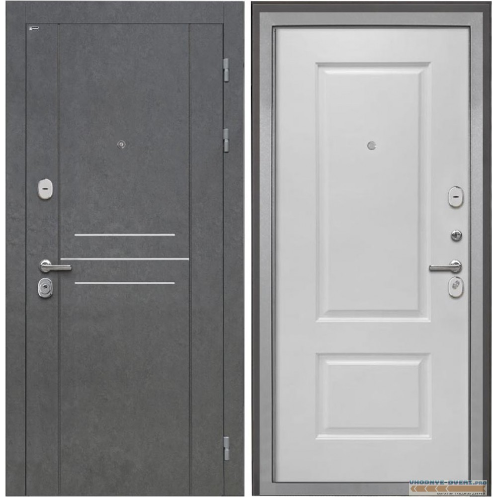 Дверь Интекрон Сенатор Лофт Альба эмаль RAL-9003 (Сигнально белый)