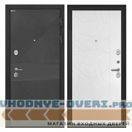 Интекрон Сицилия Remix ФЛ 613 черный (крашеный) ФЛ-306 Силк ясень белый