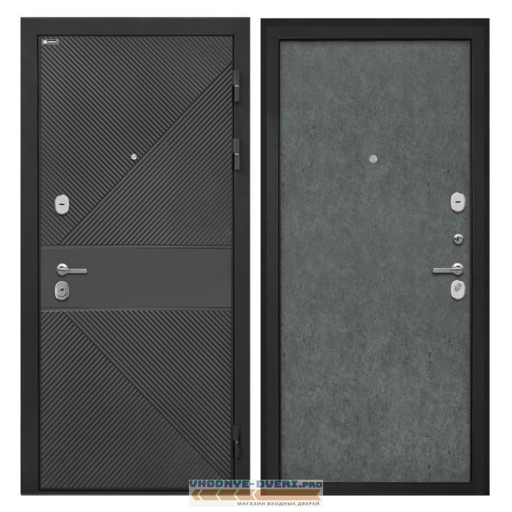 Интекрон Сицилия Remix ФЛ 613 черный (крашеный) Штукатурка графит