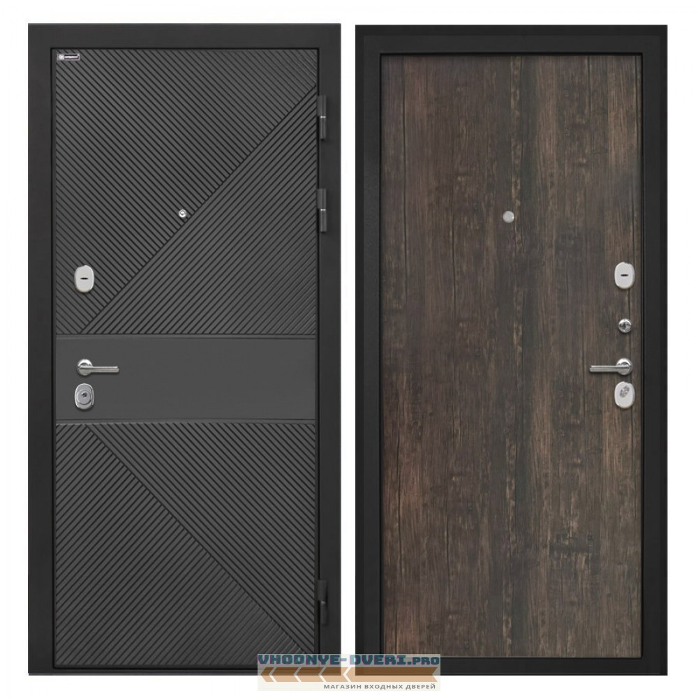 Интекрон Сицилия Remix ФЛ 613 черный (крашеный) Тиковое дерево