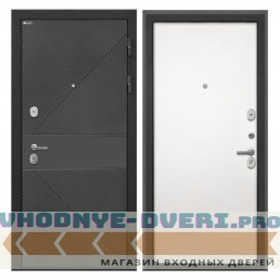 Интекрон Сицилия Remix ФЛ-613 черный крашеный Гладкая панель Силк Сноу