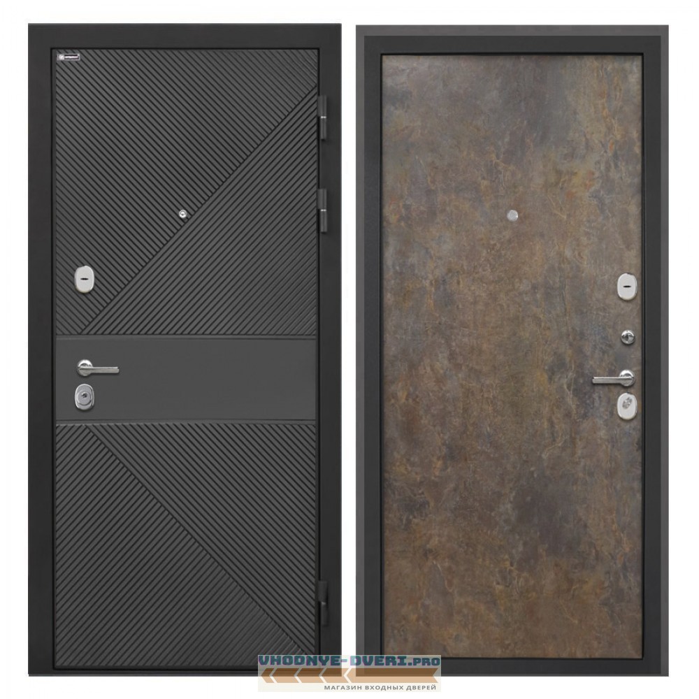 Интекрон Сицилия Remix ФЛ-613 черный крашеный Гранж