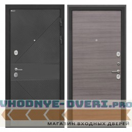 Интекрон Сицилия Remix ФЛ-613 черный крашеный Дуб тоскано поперечный