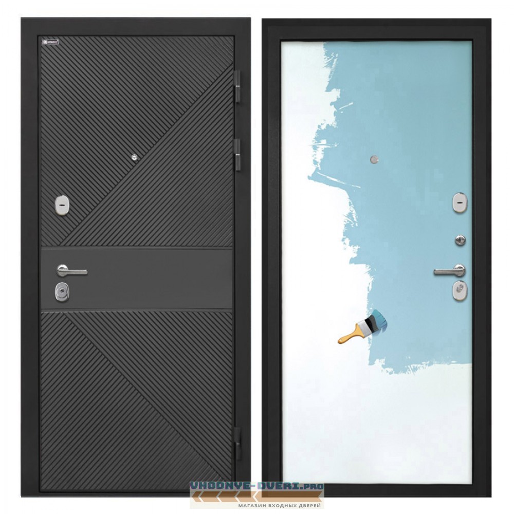 Интекрон Сицилия Remix ФЛ 613 черный (крашеный) под покраску