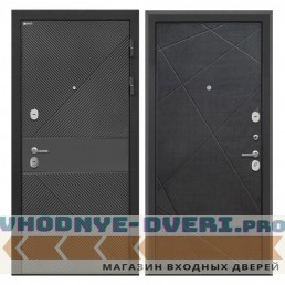 Интекрон Сицилия Remix ФЛ-613 черный крашеный Лучи-М венге распил кофе