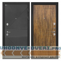 Интекрон Сицилия Remix ФЛ-613 черный крашеный ФЛ-638М Дуб Американский