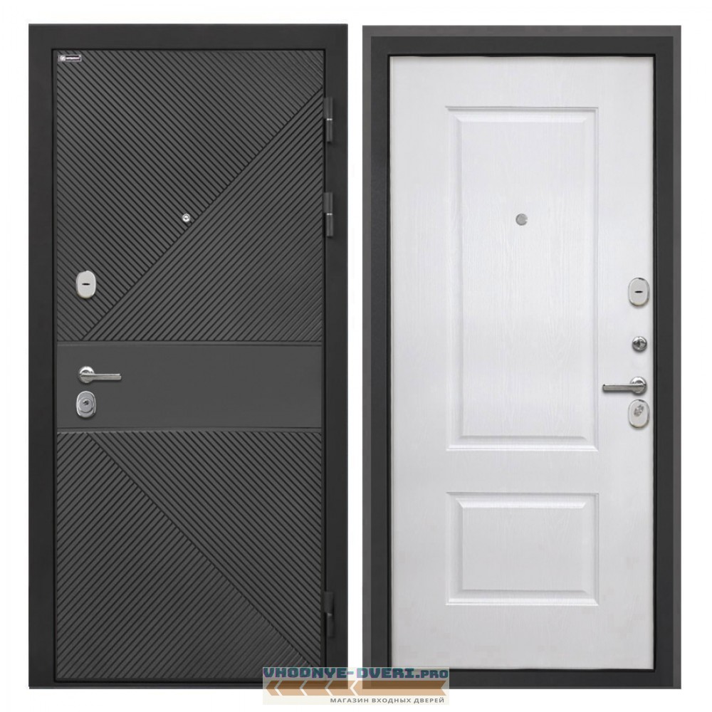 Интекрон Сицилия Remix ФЛ-613 черный крашеный Альба Роял вуд белый