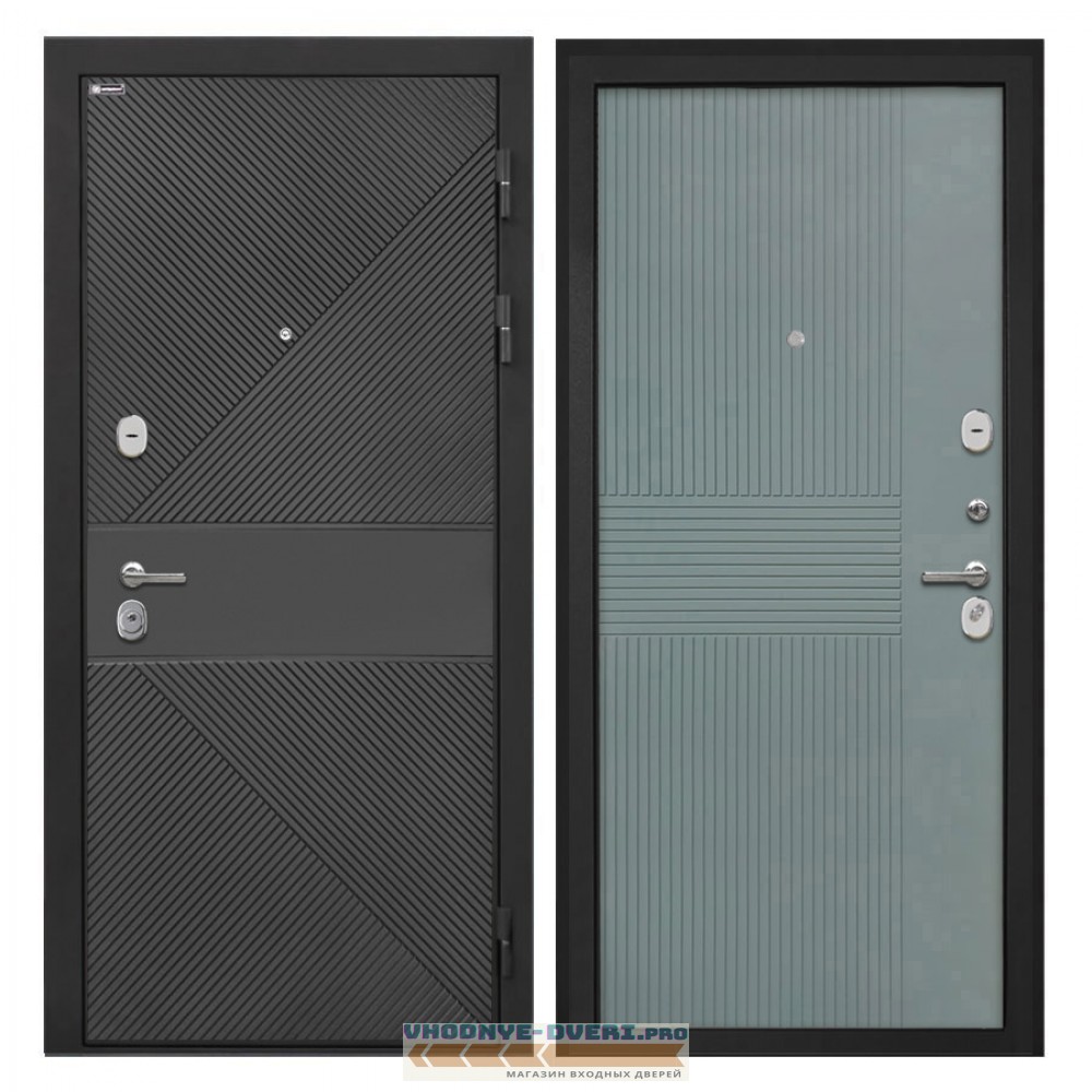 Интекрон Сицилия Remix ФЛ 613 черный (крашеный)  Фреско ФЛ-326М