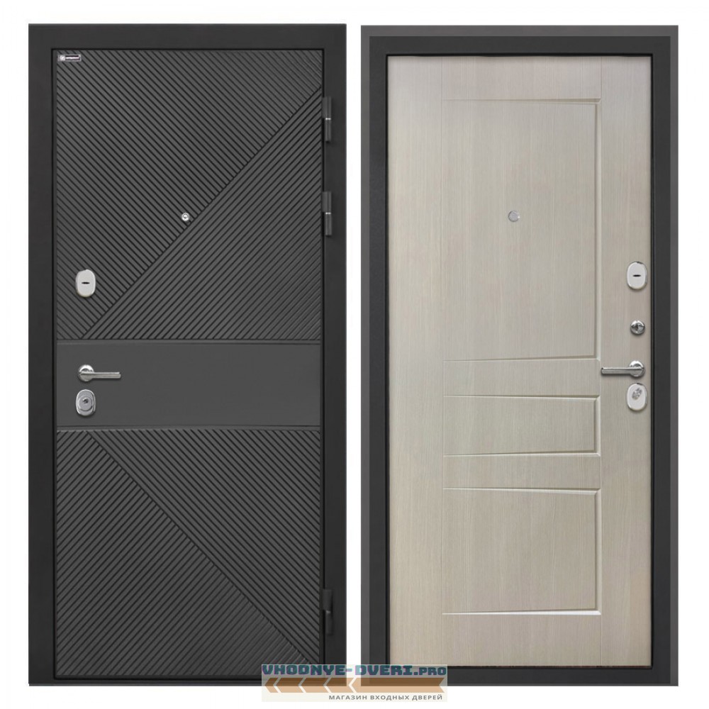 Интекрон Сицилия Remix ФЛ 613 черный (крашеный)  ФЛ-638М лиственница беж