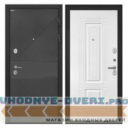 Интекрон Сицилия Remix ФЛ 613 черный (крашеный) ФЛ-2 Силк ясень белый