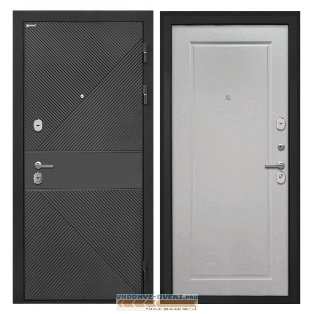 Интекрон Сицилия Remix ФЛ 613 черный (крашеный) Мэджик шифон ФЛ-642 (антивандал., белый)