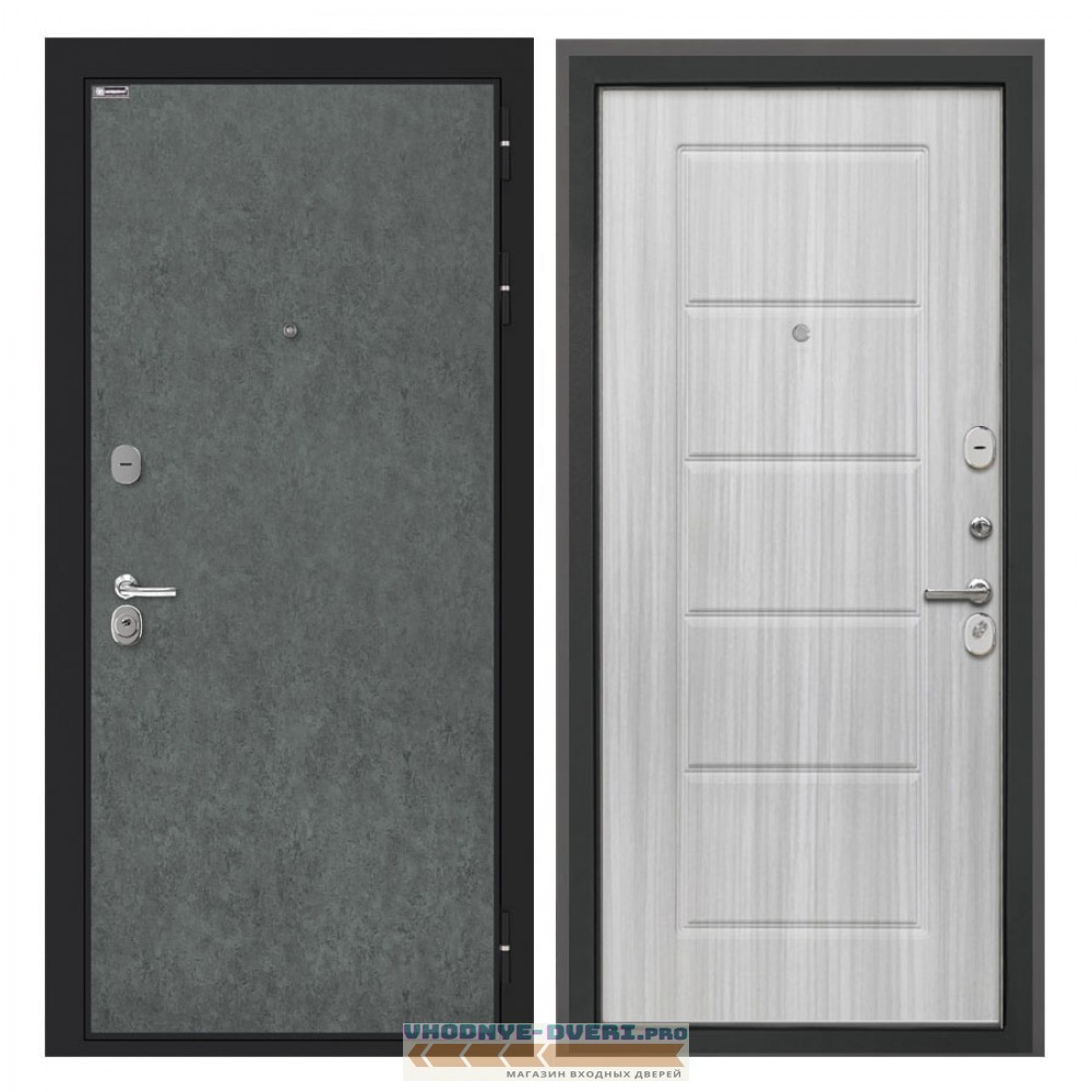 Интекрон Сицилия Remix Штукатурка графит ФЛ-39 Сандал белый