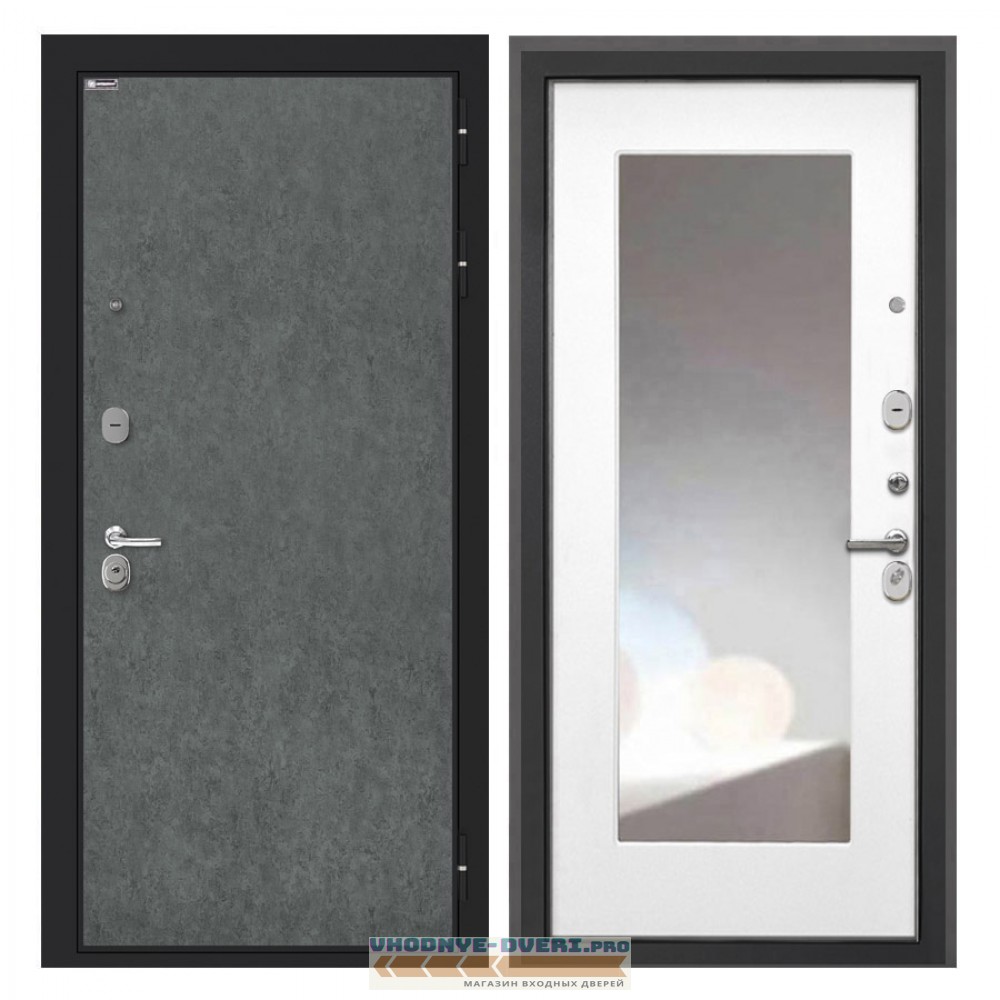 Интекрон Сицилия Remix Штукатурка графит ФЛЗ-120М белая матовая