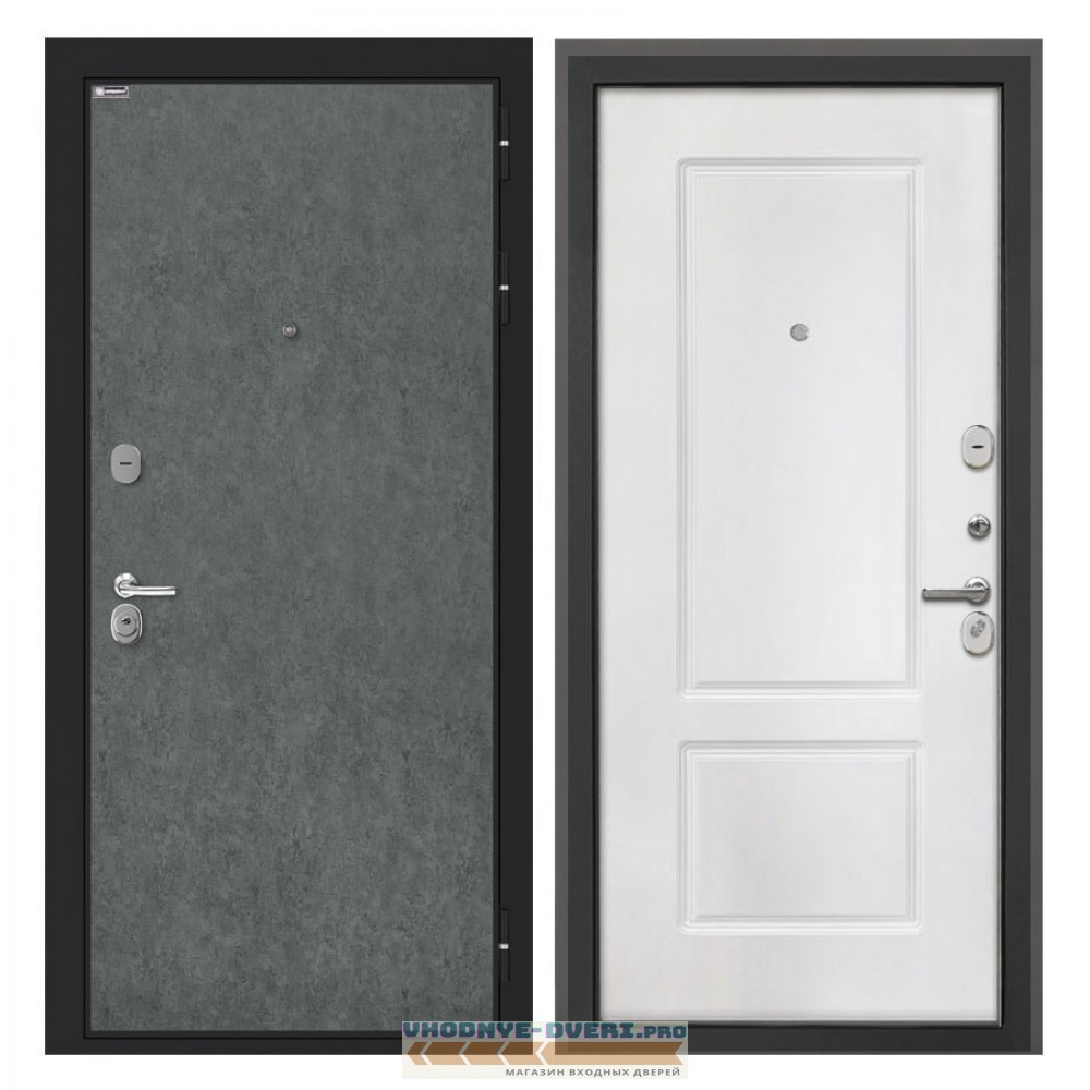 Интекрон Сицилия Remix Штукатурка графит КВ-2 белая матовая