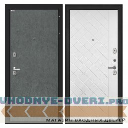 Интекрон Сицилия Remix Штукатурка графит ФЛ-Ромбы Силк ясень белый