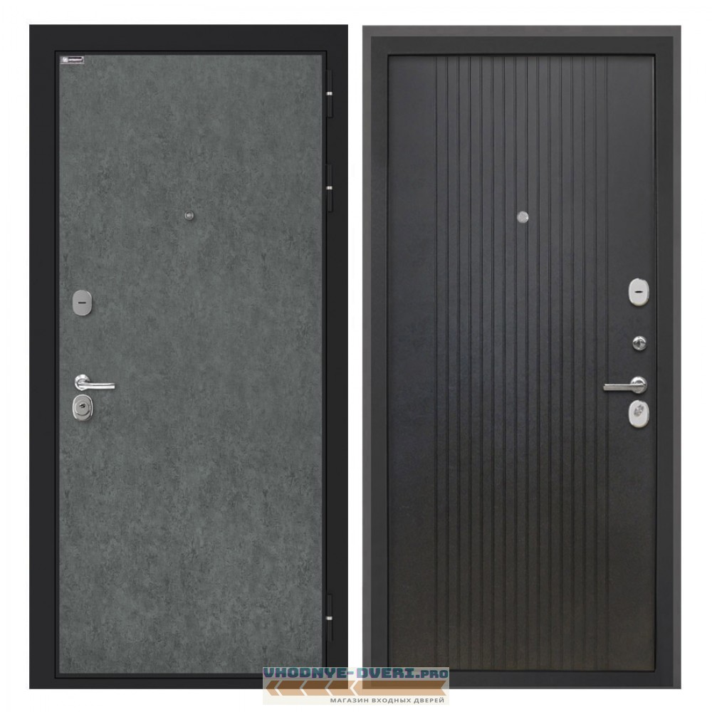 Интекрон Сицилия Remix Штукатурка графит Лофт черный