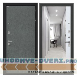 Интекрон Сицилия Remix Штукатурка графит ФЛЗ-305 Лофт белый