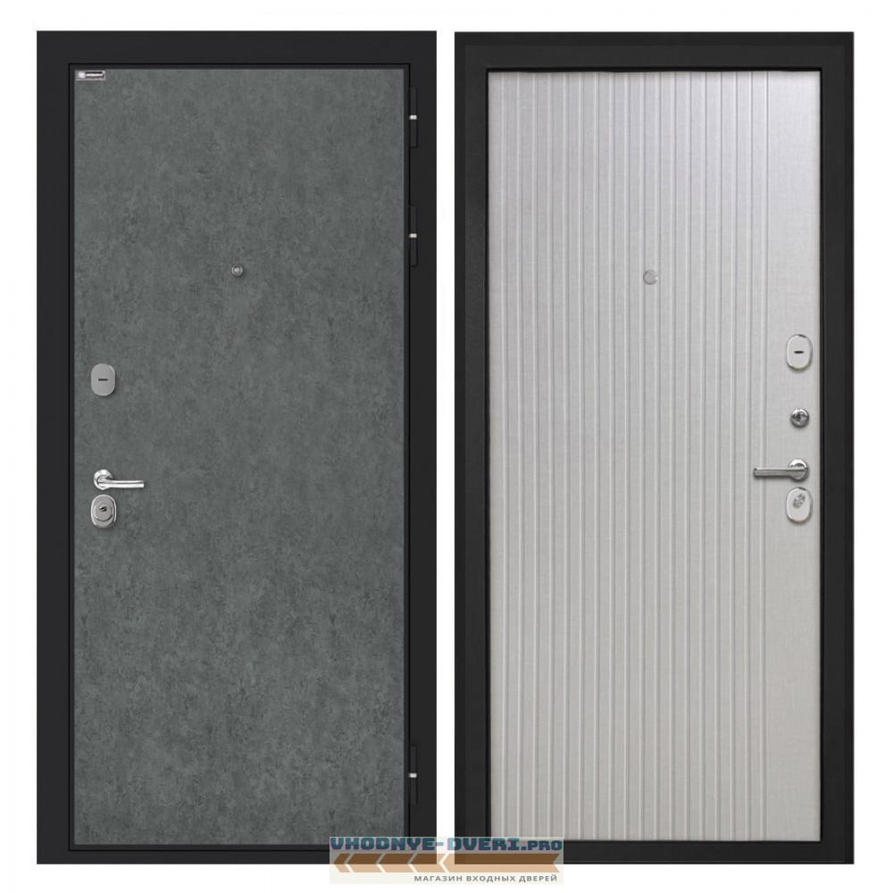 Интекрон Сицилия Remix Штукатурка графит Чесура светлая ФЛ-566