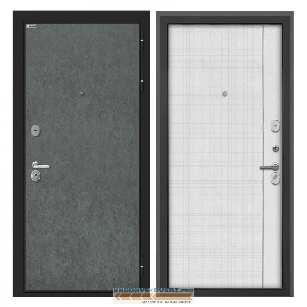 Интекрон Сицилия Remix Штукатурка графит В-07 Лофт белый