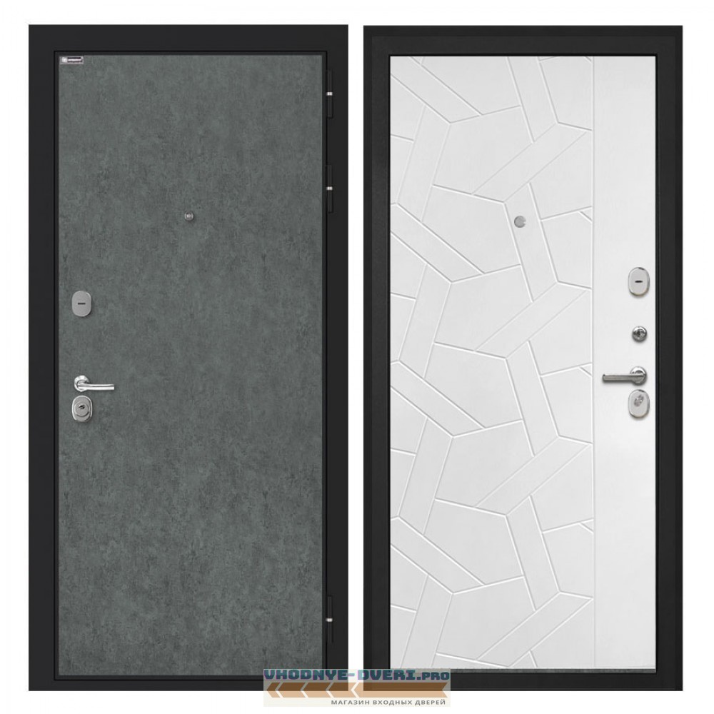 Интекрон Сицилия Remix Штукатурка графит ФЛ-306 Силк ясень белый