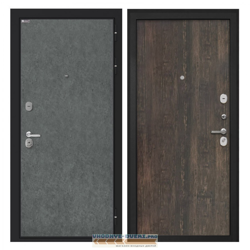 Интекрон Сицилия Remix Штукатурка графит Тиковое дерево