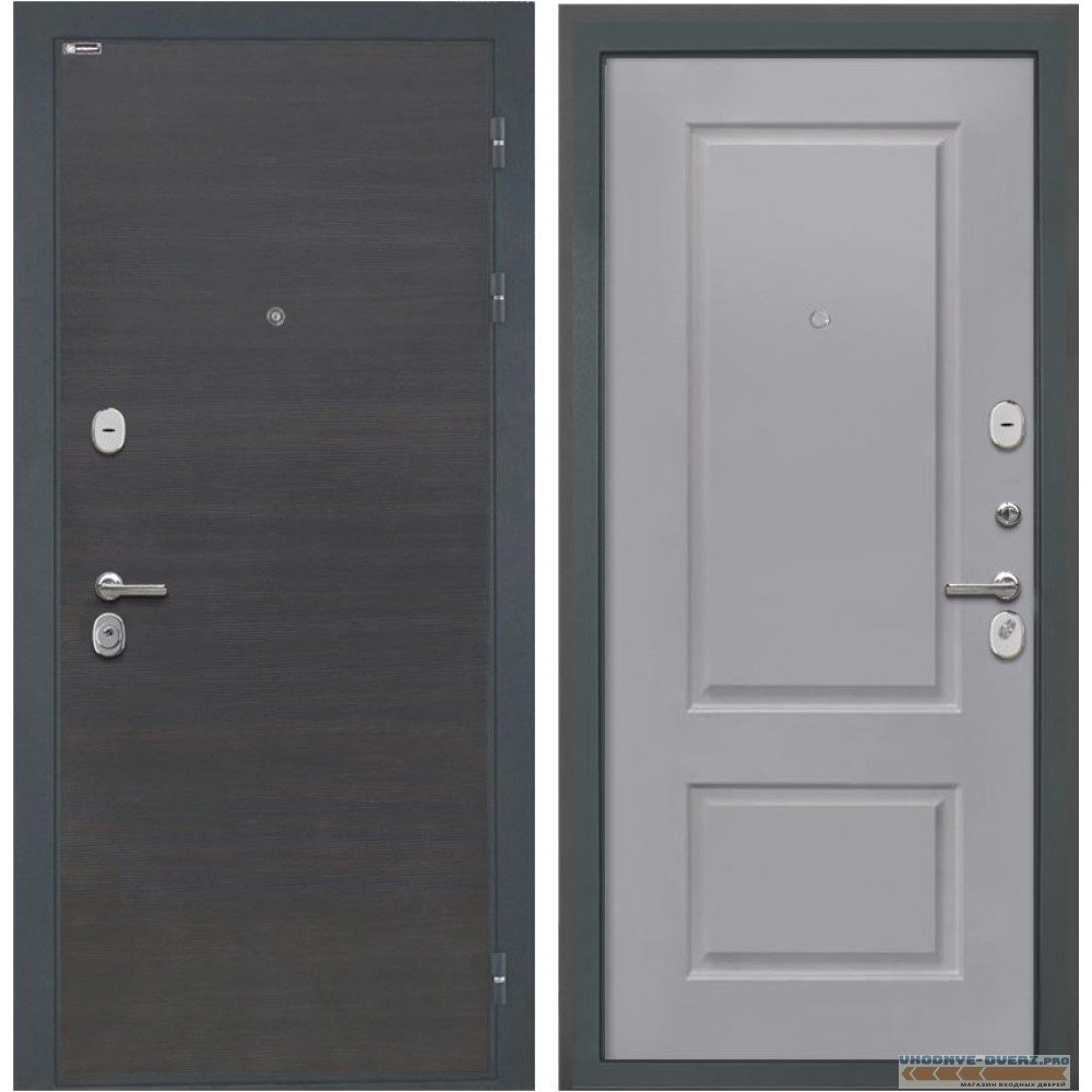 Дверь Интекрон Сицилия Альба эмаль RAL-7037 (Пыльно серый)