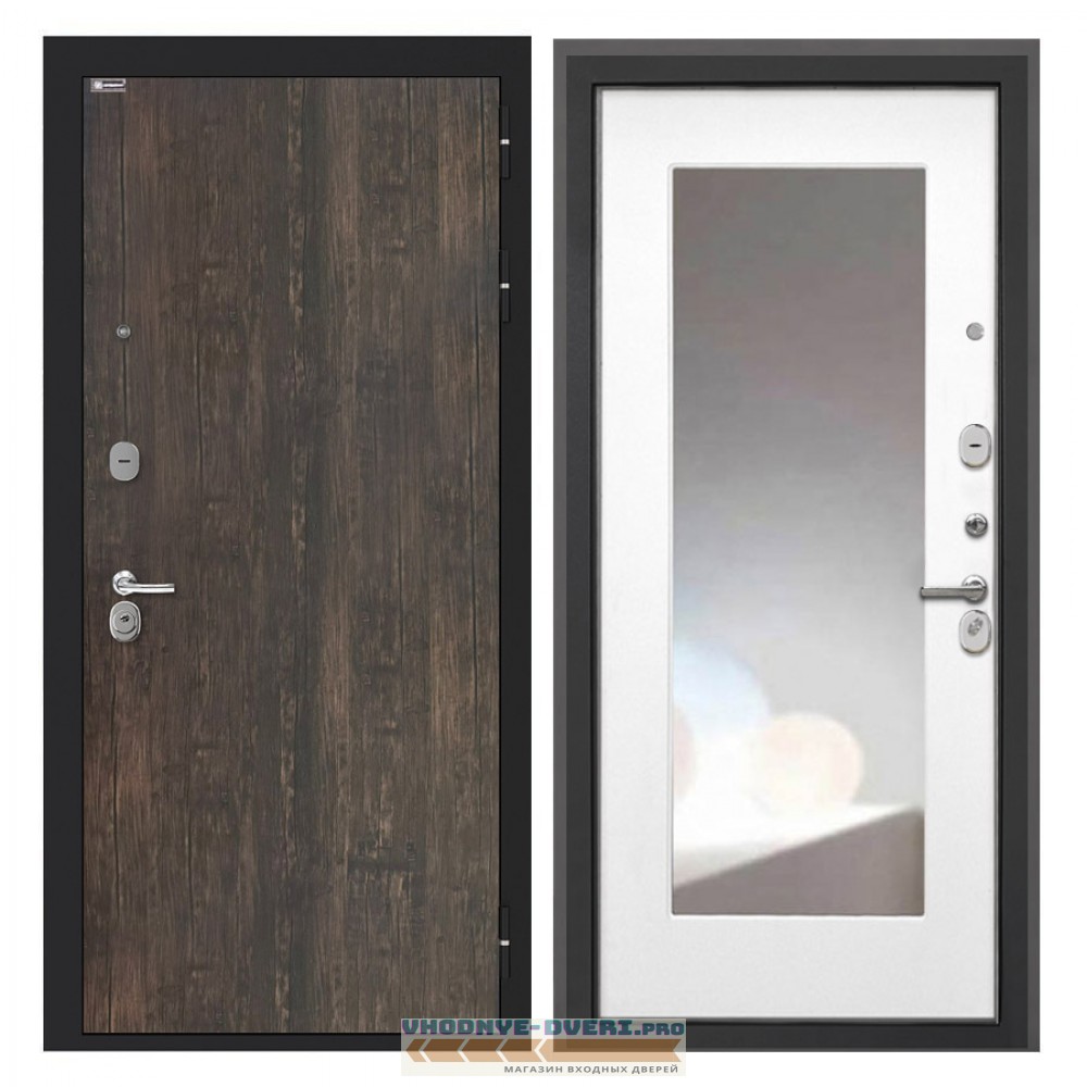 Интекрон Cицилия Remix Тиковое дерево ФЛЗ 120М белая матовая