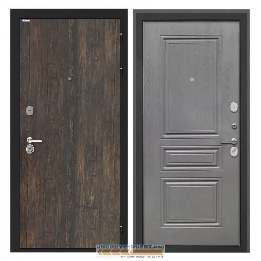 Интекрон Cицилия Remix Тиковое дерево ФЛ-243-м Графит вуд дуб