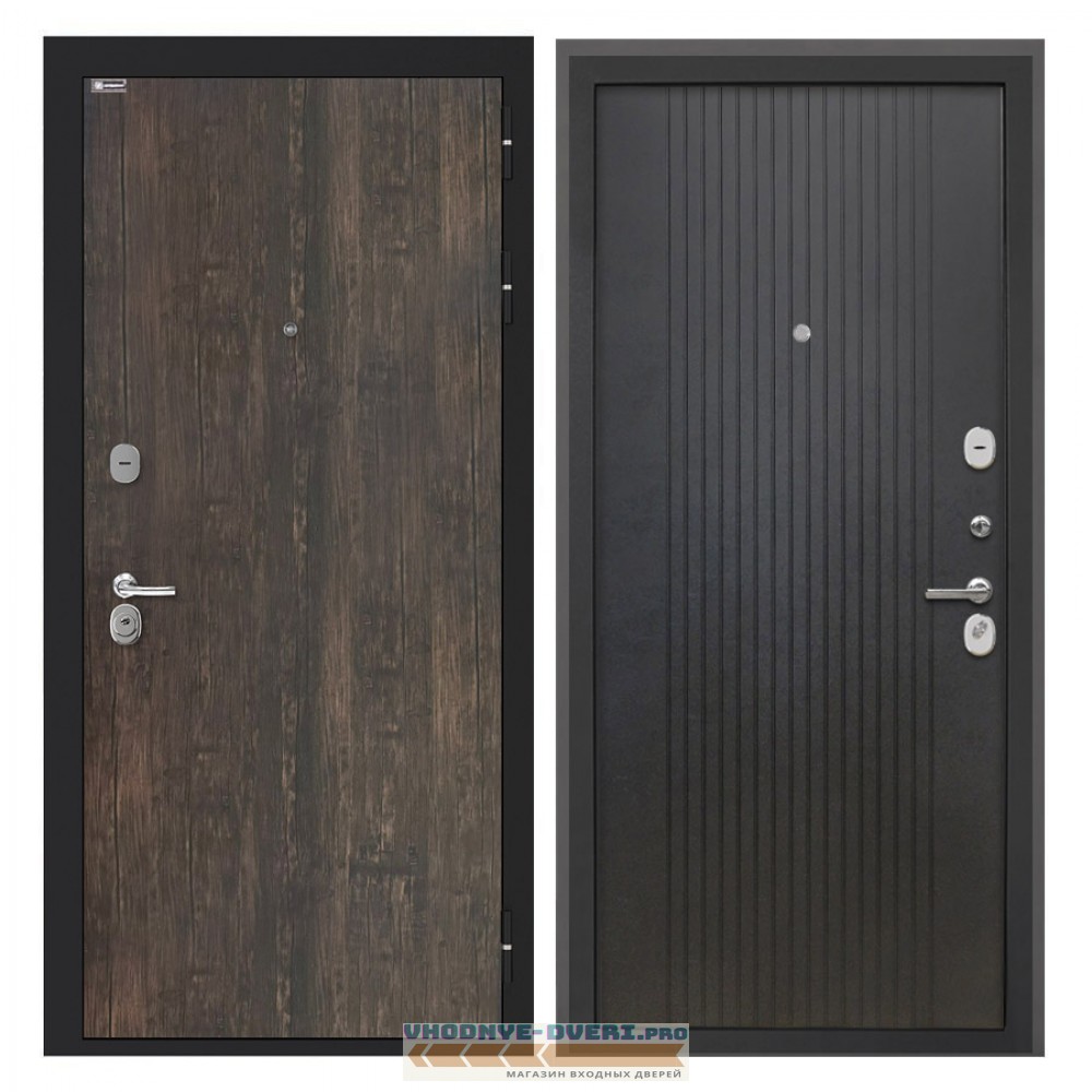 Интекрон Cицилия Remix Тиковое дерево Лофт черный