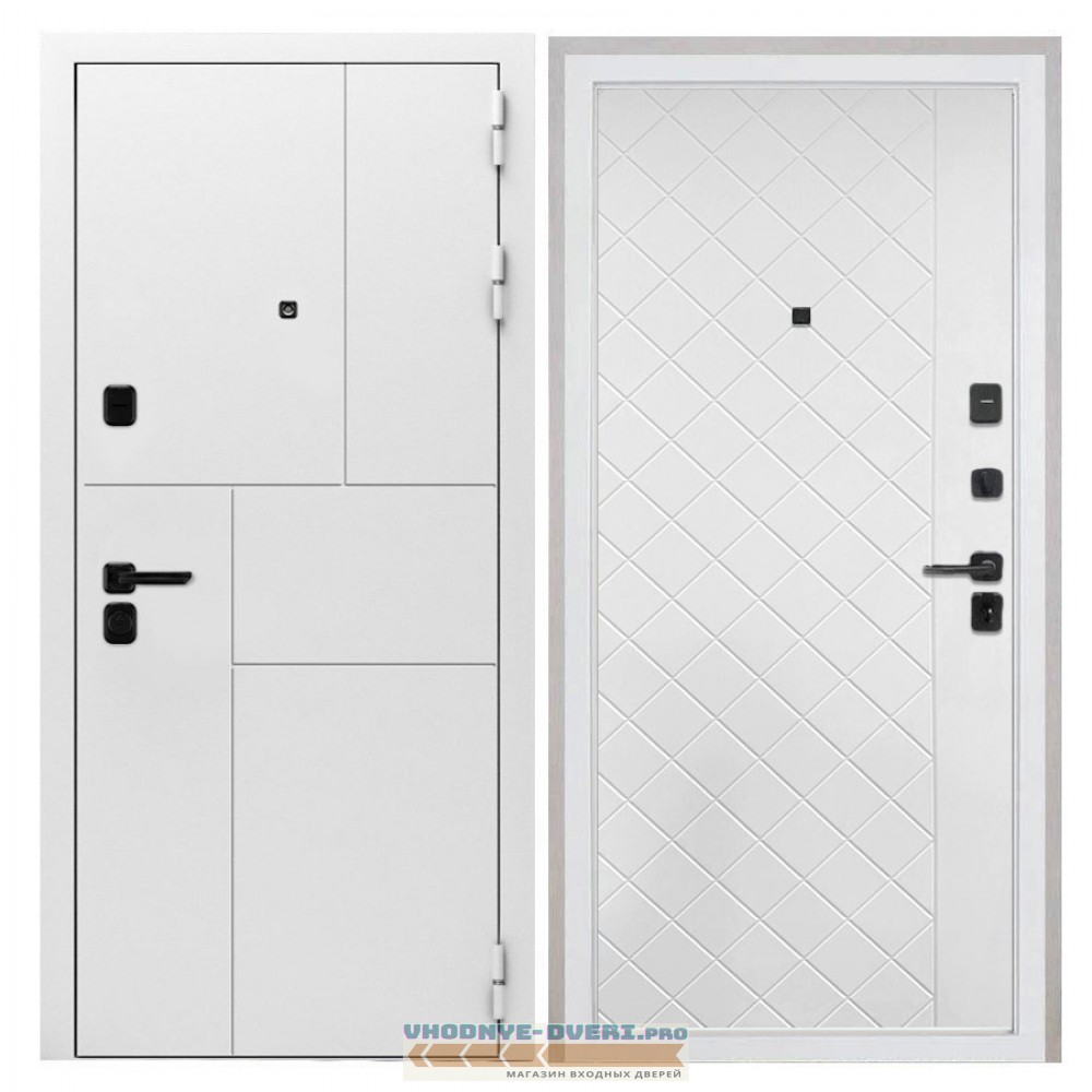 Интекрон Спарта Белая ФЛ-Ромбы Силк ясень белый