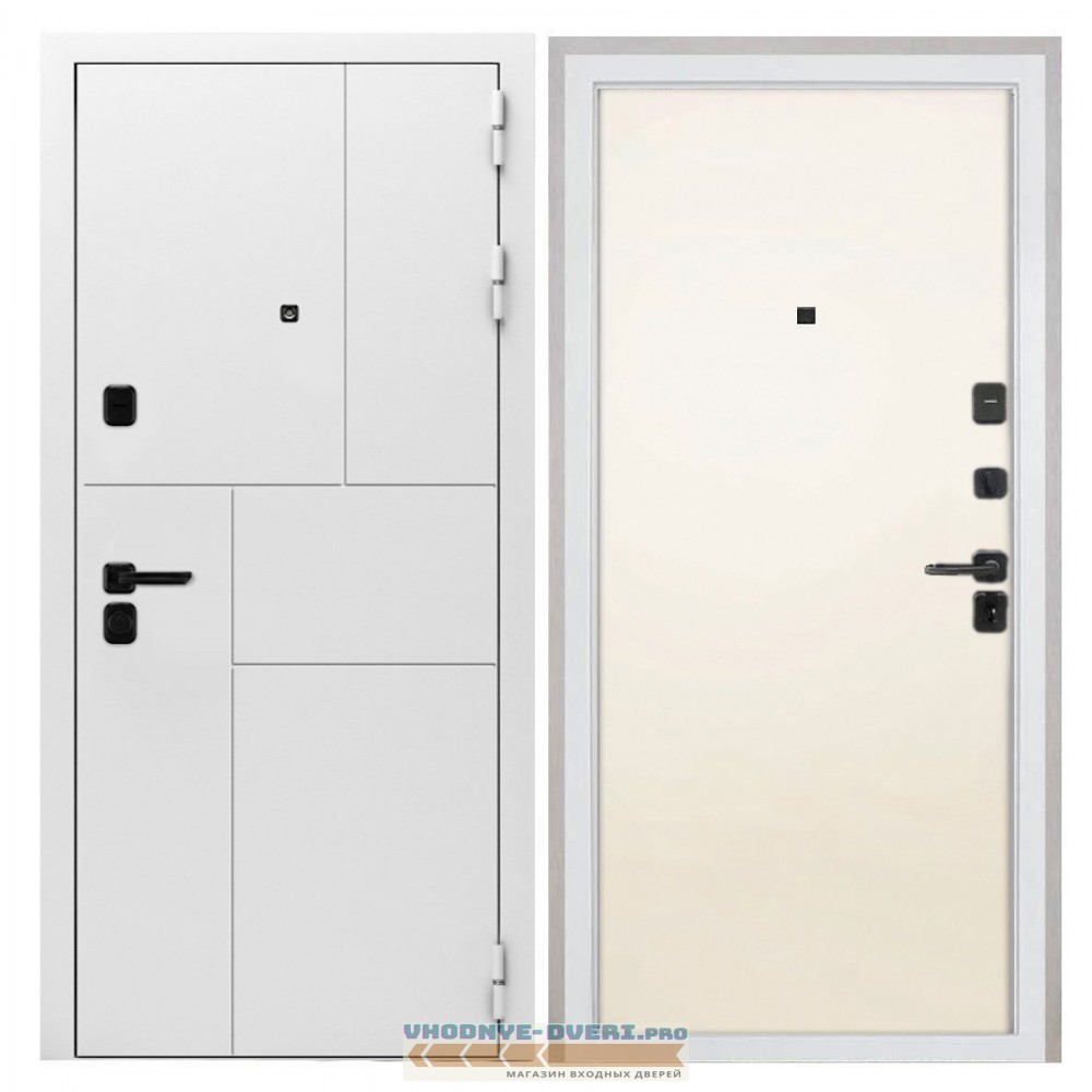 Интекрон Спарта Белая Гладкая панель Силк жасмин