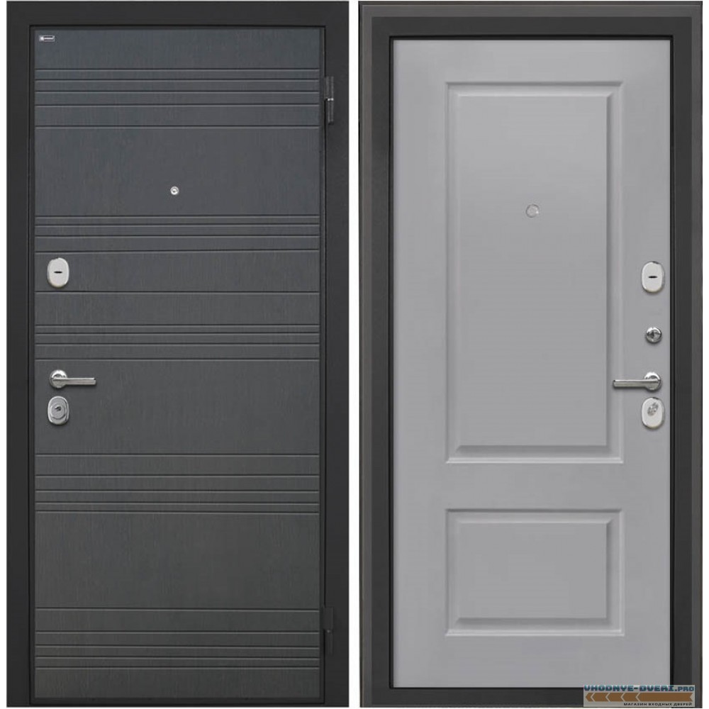 Дверь Интекрон Спарта ФЛ-316 Альба эмаль RAL-7037 (Пыльно серый)