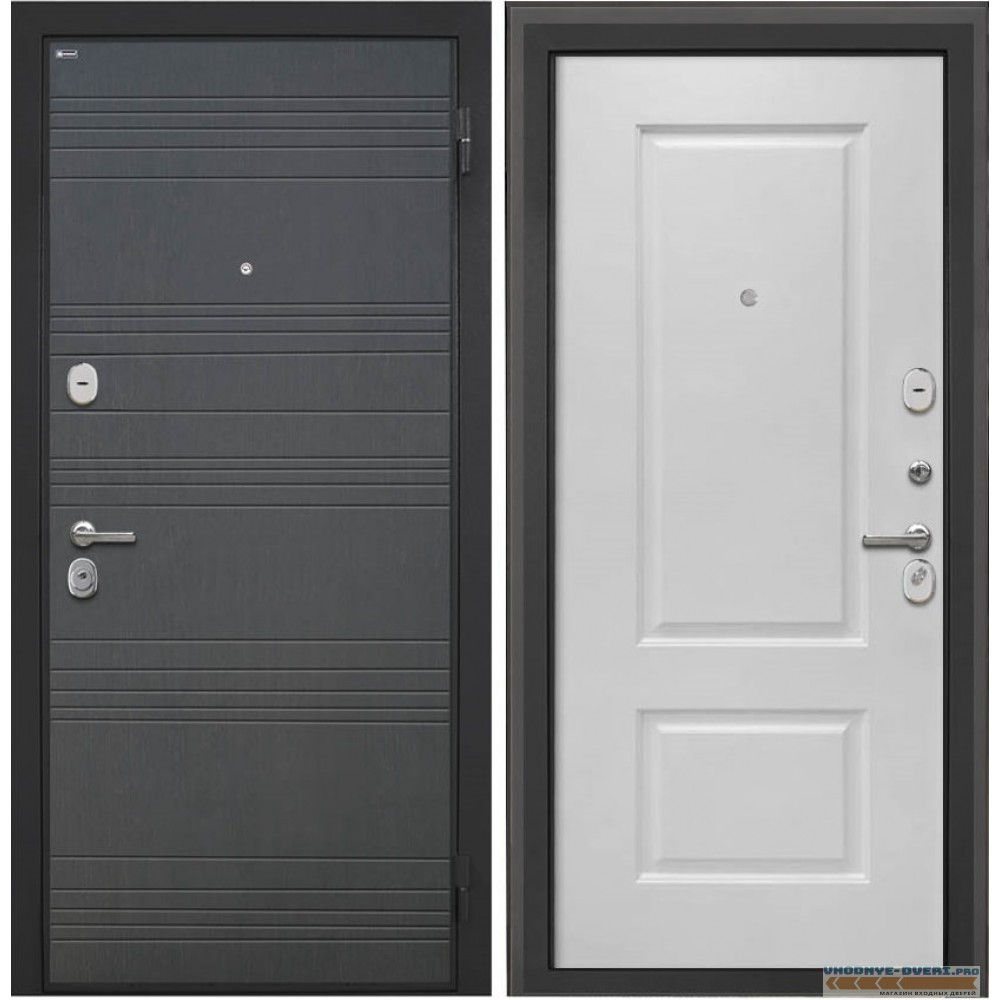 Дверь Интекрон Спарта Грей Альба эмаль RAL-9003 (Сигнально белый)
