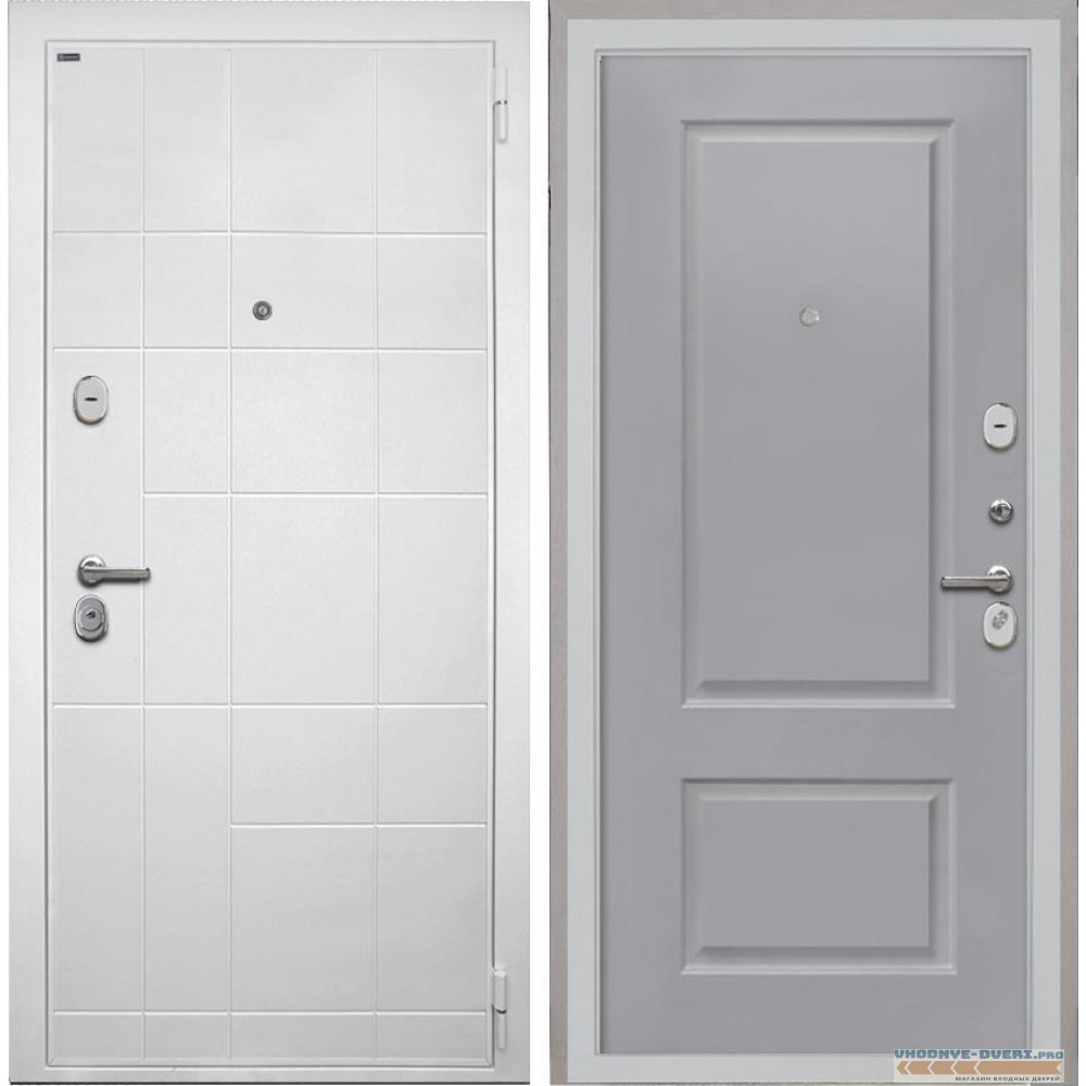 Дверь Интекрон Спарта Белая Альба эмаль RAL-7037 (Пыльно серый)