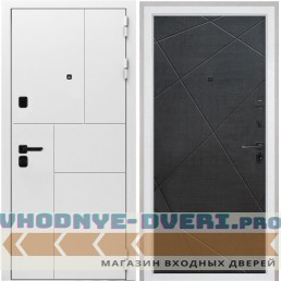 Дверь Интекрон Спарта New White Лучи-М Венге распил кофе