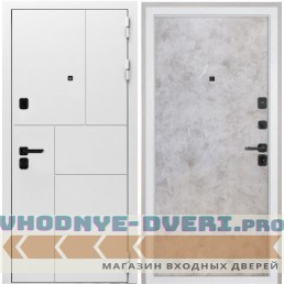 Дверь Интекрон Спарта New White Мрамор светлый